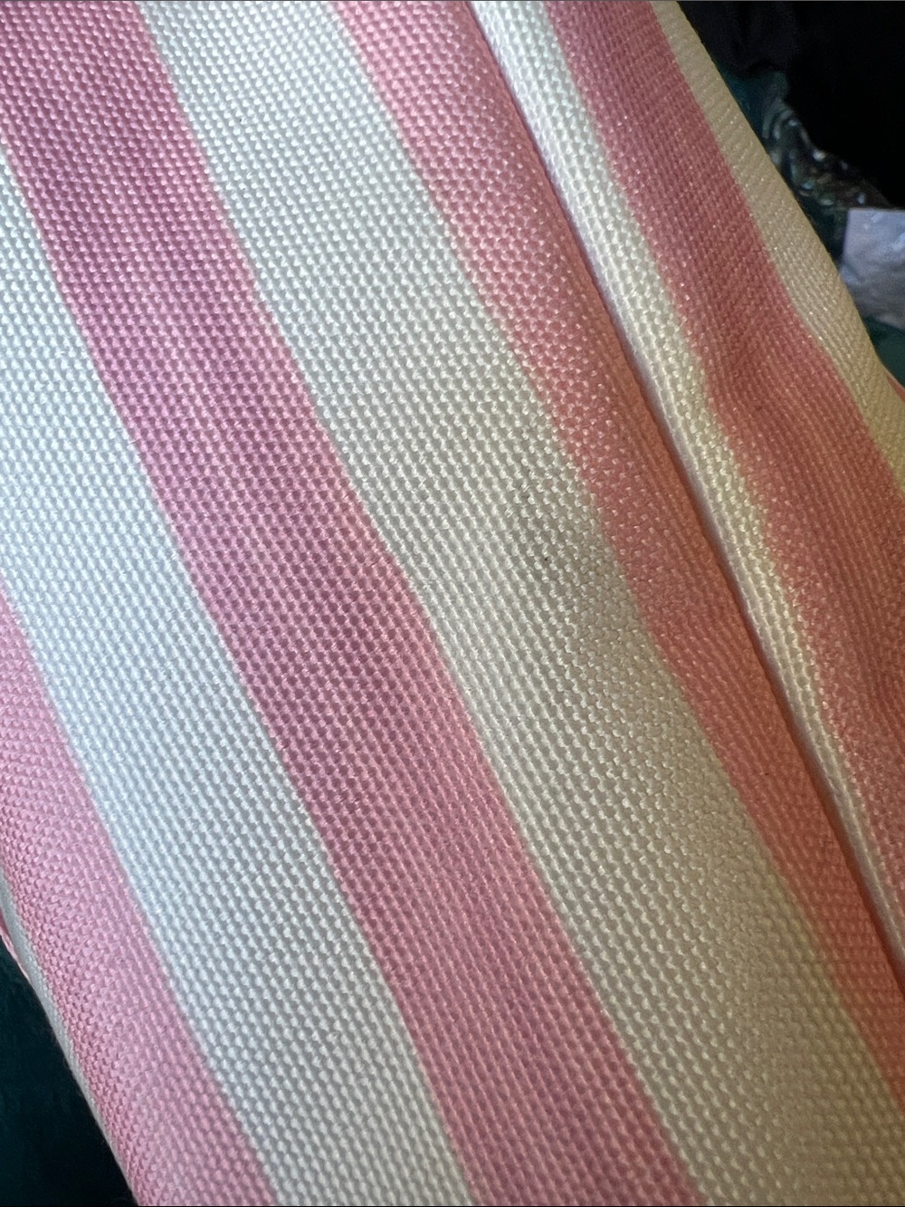 Victoria's Secret Pink and White Striped Tote with Bottom Zip Compartment - Picture 11 of 13